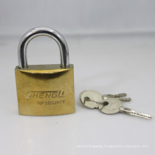 Gold Plated Arc Padlock with Cross Keys (GPP)